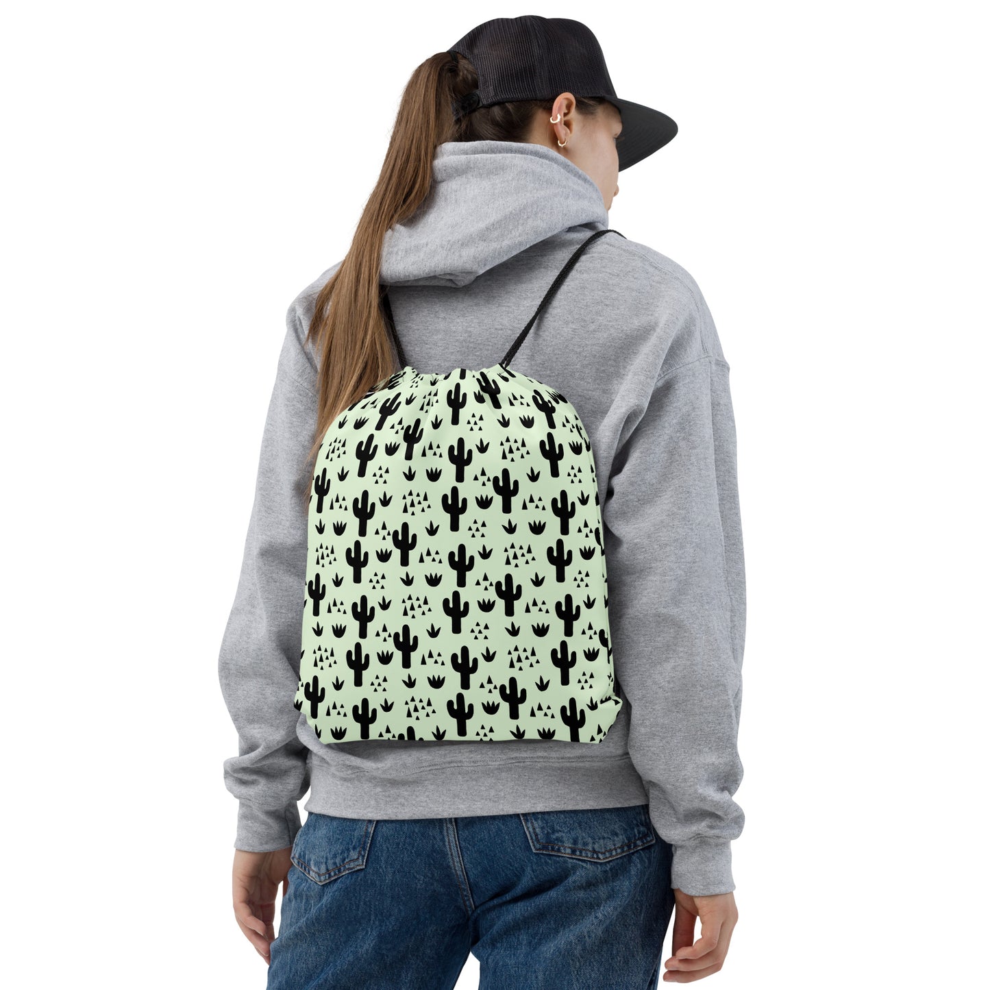 Cactus Drawstring bag